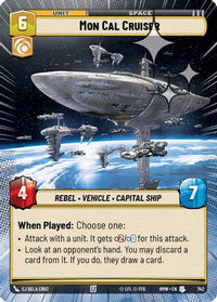 Mon Cal Cruiser (Hyperspace Foil) (742) - Homeworlds Foil