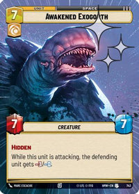Awakened Exogorth (Hyperspace Foil) (743) - Homeworlds Foil