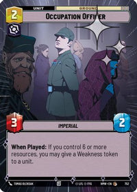 Occupation Officer (Hyperspace Foil) (752) - Homeworlds Foil