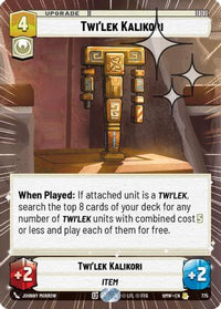 Twi'lek Kalikori (Hyperspace Foil) (775) - Homeworlds Foil