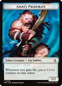 Ajani's Pridemate // Mowu Double-Sided Token -  (FRA-2 // 10) - Reality Fracture