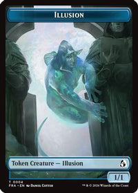 Illusion // Jace Double-Sided Token -  (FRA-4 // 5) - Reality Fracture