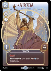 A'Koba - Restless Raider (Prestige) (803) - Homeworlds