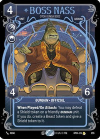 Boss Nass - Otoh Gunga Boss (Prestige Foil) (855) - Homeworlds Foil