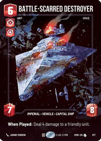Battle-Scarred Destroyer (Prestige Foil) (877) - Homeworlds Foil