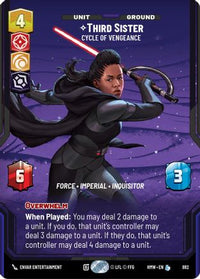 Third Sister - Cycle of Vengeance (Prestige Foil) (882) - Homeworlds Foil