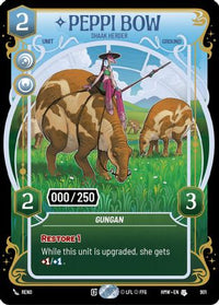 Peppi Bow - Shaak Herder (Serialized) (901) - Homeworlds Foil