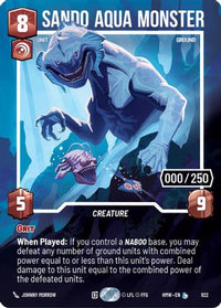 Sando Aqua Monster (Serialized) (922) - Homeworlds Foil