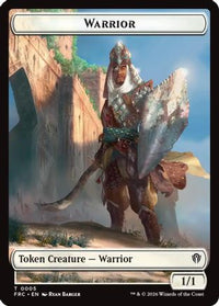 Warrior // Insect Double-Sided Token -  Foil (FRC-5 // 2) - Commander: Reality Fracture