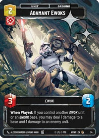 Adamant Ewoks (Foil) (34) - Homeworlds Weekly Play Promos Foil