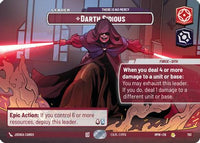 Darth Sidious - There Is No Mercy (Showcase) (793) - Homeworlds Foil