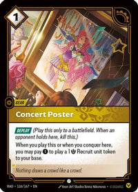 Concert Poster (116/167) - Radiance Foil