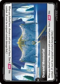 Durand Memorial (161/167) - Radiance Foil