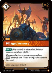 Pillaged Armory (073/167) - Radiance Foil