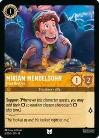 Miriam Mendelsohn - Front-Row Fan (6/204) Cold Foil - Hyperia City