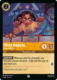Priya Mangal - Immovable Fan (7/204) Cold Foil - Hyperia City