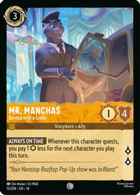Mr. Manchas - Service with a Smile (13/204) Cold Foil - Hyperia City