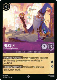 Merlin - Profoundly Curious (57/204) Holofoil - Hyperia City