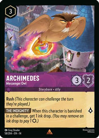 Archimedes - Messenger Owl (58/204) Cold Foil - Hyperia City