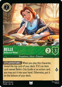 Belle - Reflective Writer (75/204) Cold Foil - Hyperia City