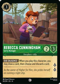 Rebecca Cunningham - Savvy Manager (80/204)  - Hyperia City