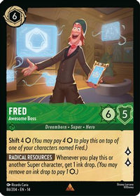 Fred - Awesome Boss (86/204) Cold Foil - Hyperia City