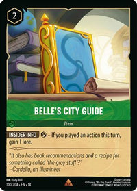 Belle's City Guide (100/204) Cold Foil - Hyperia City