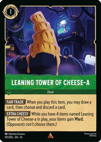 Leaning Tower of Cheese-a (101/204) Cold Foil - Hyperia City