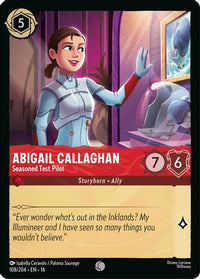 Abigail Callaghan - Seasoned Test Pilot (108/204)  - Hyperia City