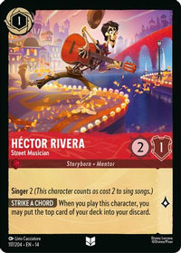 Hector Rivera - Street Musician (117/204) Cold Foil - Hyperia City