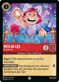 Meilin Lee - Ecstatic Fan (123/204) Cold Foil - Hyperia City