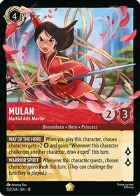 Mulan - Martial Arts Master (127/204) Cold Foil - Hyperia City