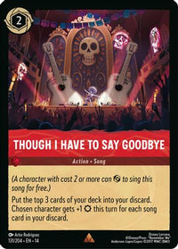 Though I Have to Say Goodbye (131/204) Cold Foil - Hyperia City