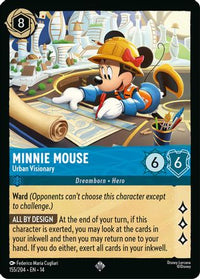 Minnie Mouse - Urban Visionary (155/204) Holofoil - Hyperia City