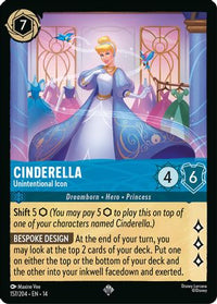 Cinderella - Unintentional Icon (157/204) Cold Foil - Hyperia City