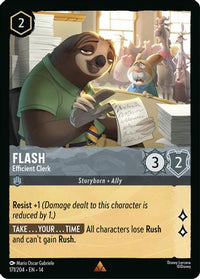 Flash - Efficient Clerk (171/204)  - Hyperia City