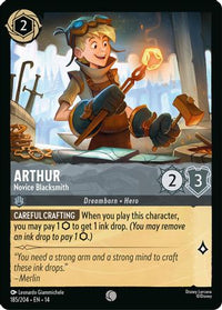 Arthur - Novice Blacksmith (185/204) Cold Foil - Hyperia City