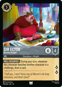 Sir Ector - Blustery Knight (190/204) Cold Foil - Hyperia City