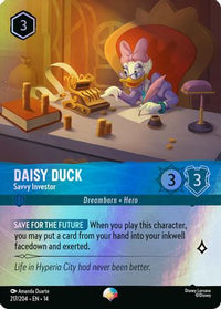 Daisy Duck - Savvy Investor (Epic) (217/204) Holofoil - Hyperia City