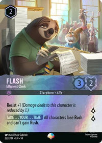 Flash - Efficient Clerk (Epic) (222/204) Holofoil - Hyperia City