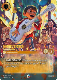 Miguel Rivera - Street Musician (Enchanted) (224/204) Holofoil - Hyperia City