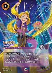 Rapunzel - Outgoing Artist (Enchanted) (226/204) Holofoil - Hyperia City