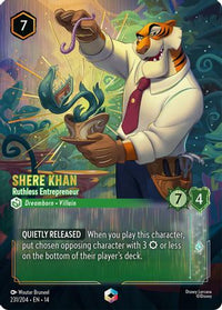 Shere Khan - Ruthless Entrepreneur (Enchanted) (231/204) Holofoil - Hyperia City