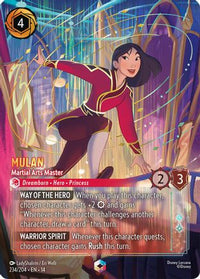 Mulan - Martial Arts Master (Enchanted) (234/204) Holofoil - Hyperia City