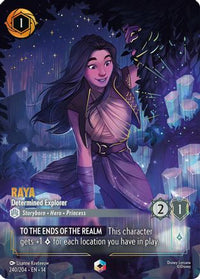 Raya - Determined Explorer (Enchanted) (240/204) Holofoil - Hyperia City