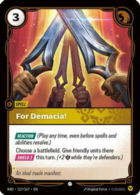 For Demacia! (117/167) - Radiance Foil