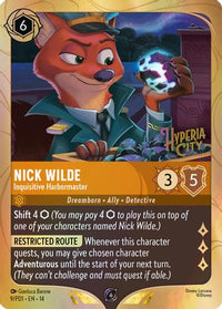 Nick Wilde - Inquisitive Harbormaster (9) Holofoil - Disney Lorcana Promo Cards