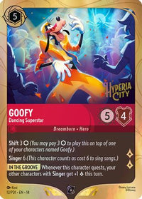 Goofy - Dancing Superstar (12) Holofoil - Disney Lorcana Promo Cards