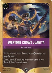 Everyone Knows Juanita (1) Holofoil - Disney Lorcana Promo Cards