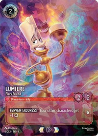 Lumiere - Fiery Friend (4) Holofoil - Disney Lorcana Promo Cards